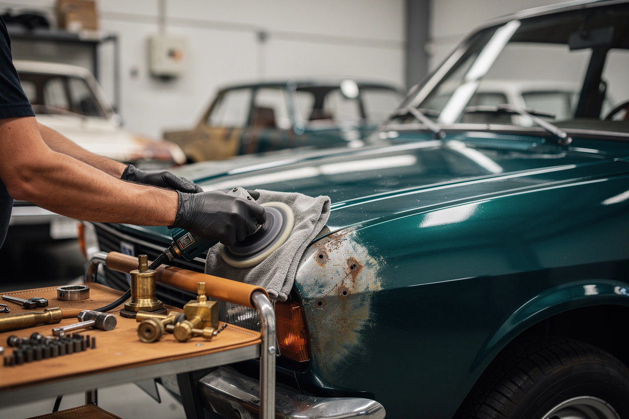 Razvan's Dacia Service restoration project showcasing professional Dacia 1960-1990 classic car repair and restoration work in Bușteni